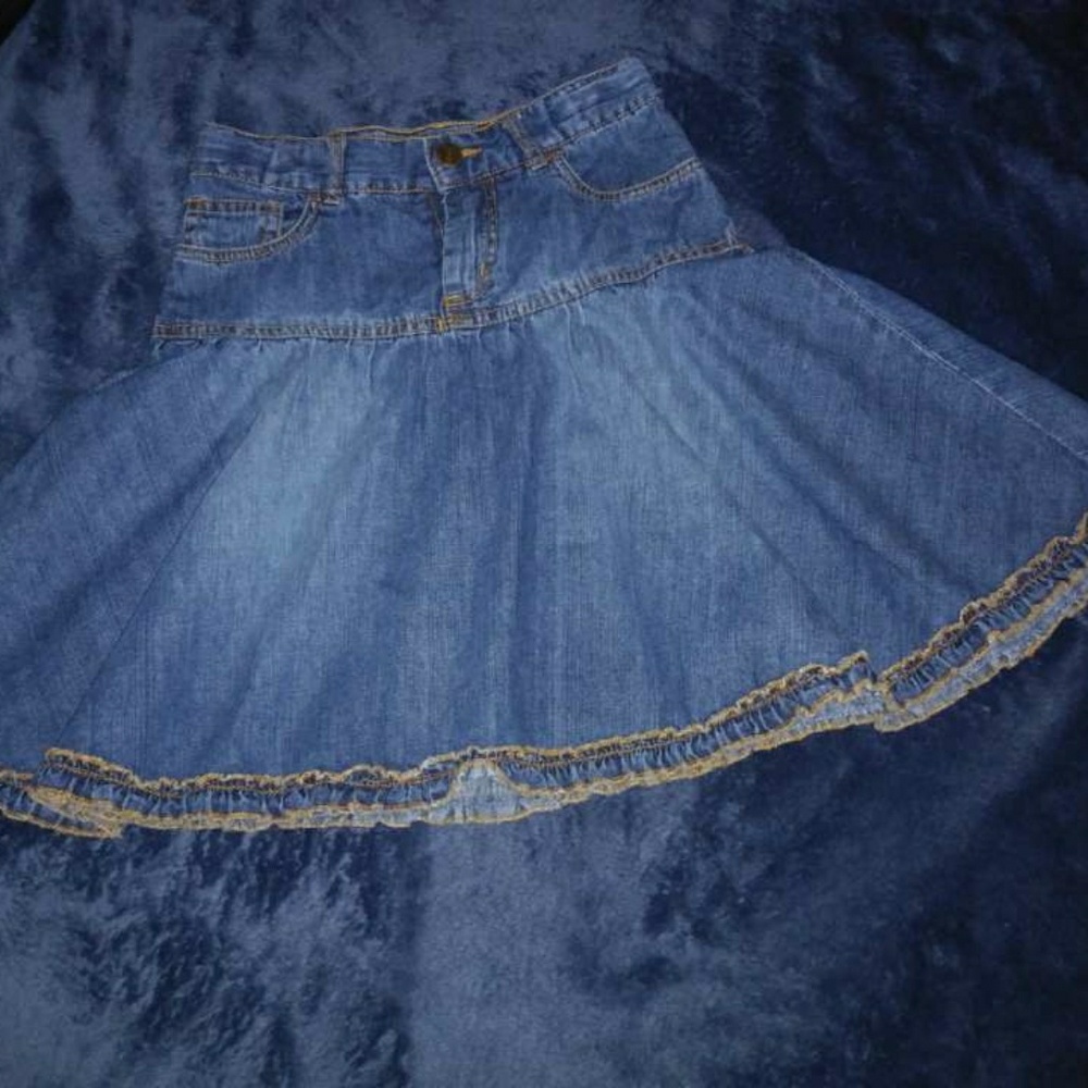 jeans skirt